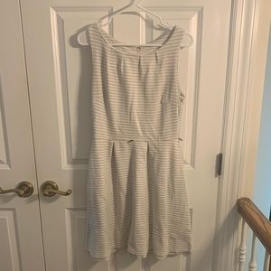 Tan&White Stripped Dress